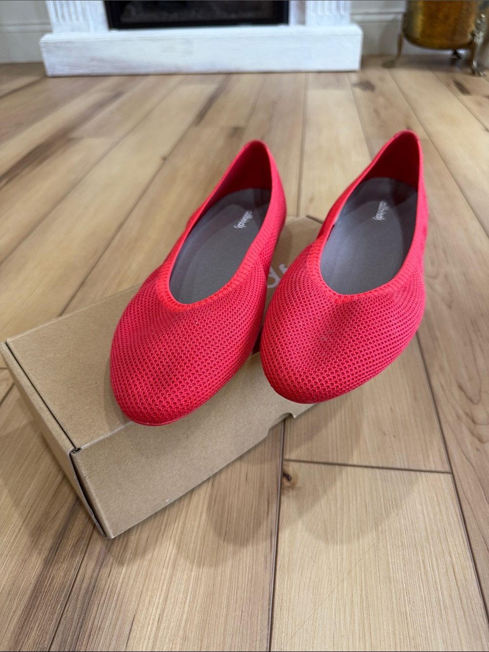 allbirds Women's Red Flats